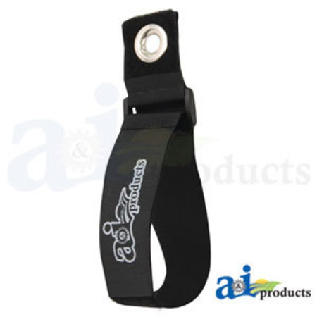 A & I Products Hanging Strap, Hook and Loop, STD, Adj Dia 1.7"-1.9"  5.1" x5" x2.3" A-HS1719